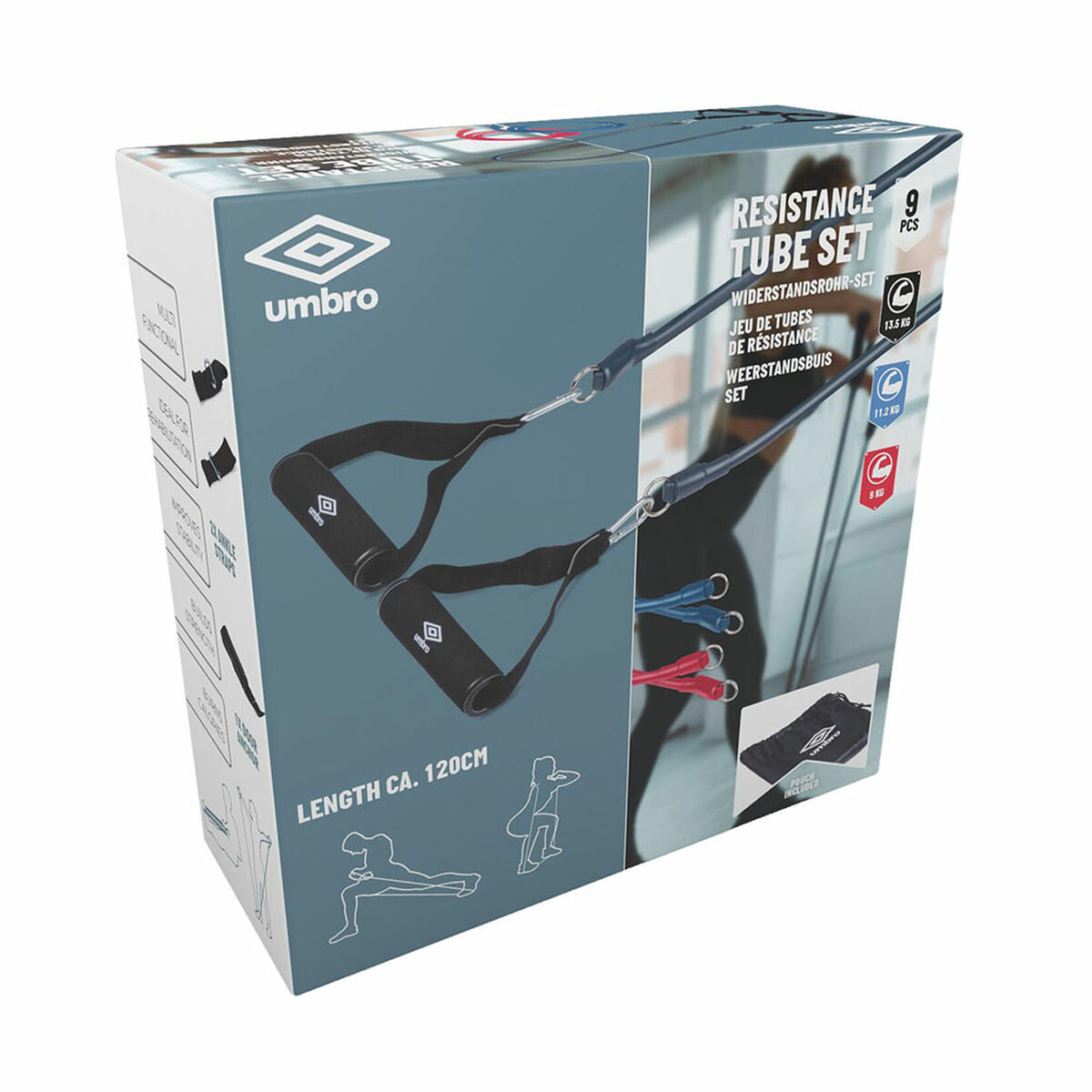 Elastische Weerstandsbanden Umbro Zwart