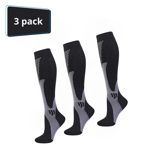 Bestseller Health Compressiekousen zwart (3-pack)