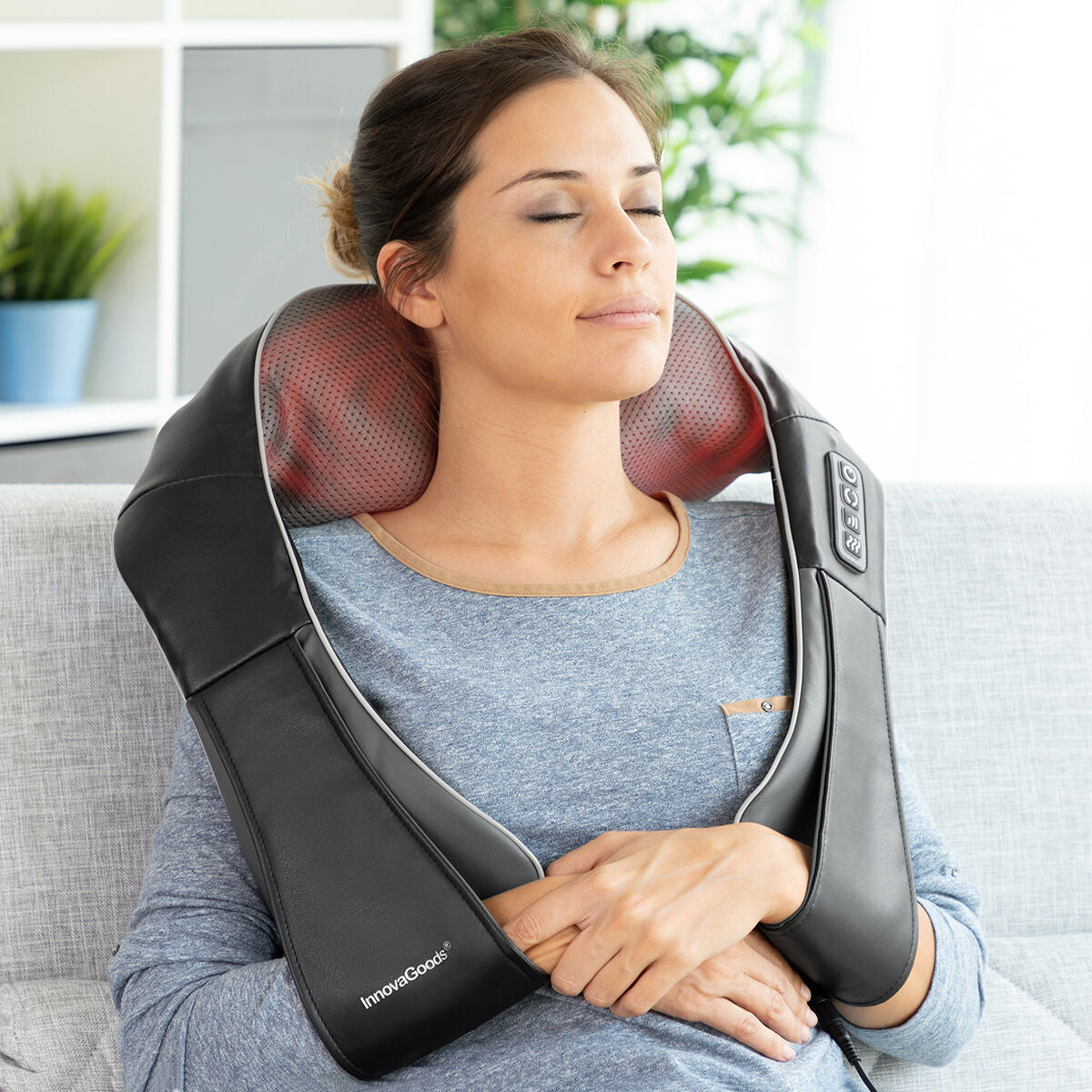 InnovaGoods Shiatsu Pro Massager Massaki 24W (Tweedekans A)