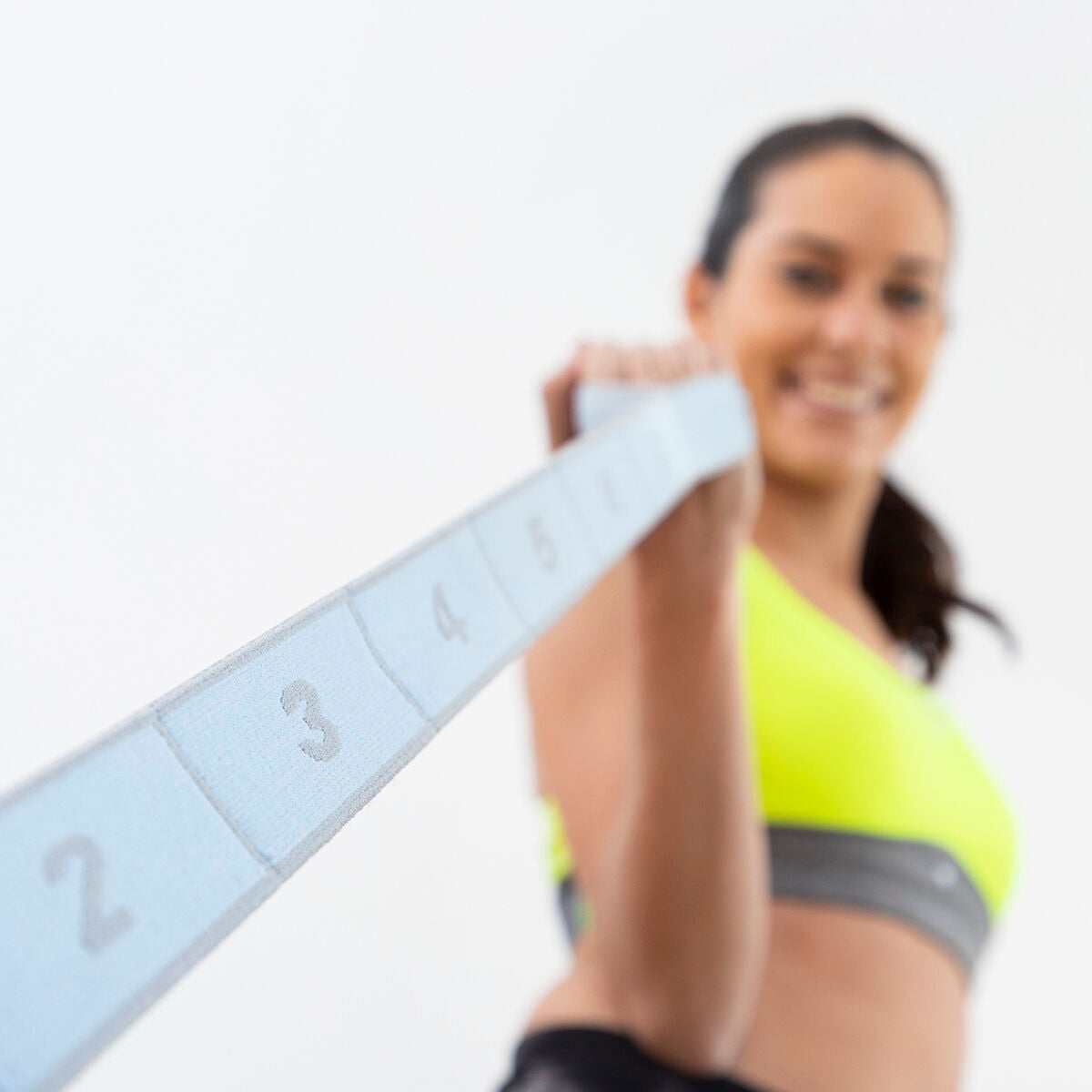 Elastische Fitnessband voor Stretching met oefeninggids Stort InnovaGoods