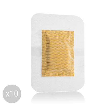 Detox-Patches voor Voeten Ginger InnovaGoods 10 Stuks