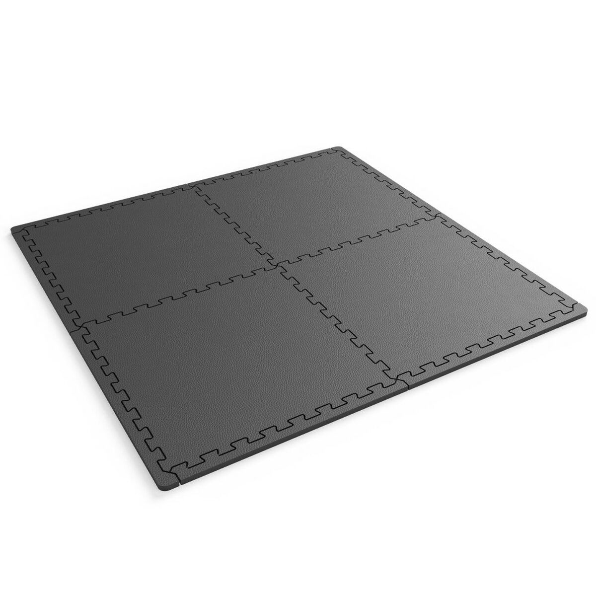 Tatamivloer Aktive Donker grijs (4 Stuks)