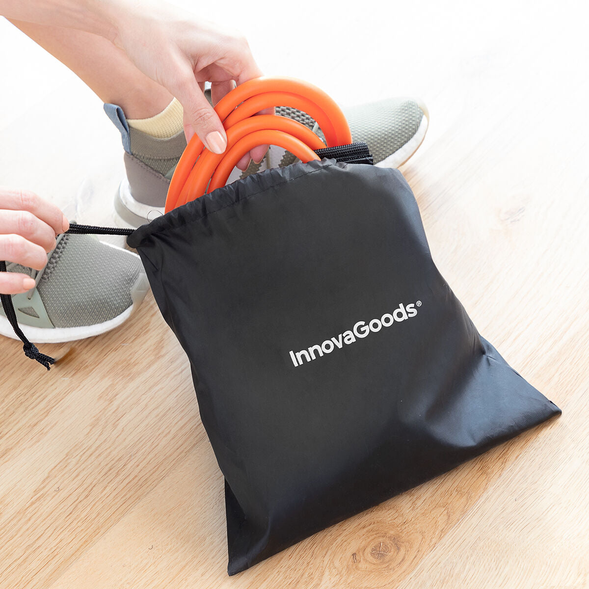 Weerstandsbanden voor Bilspieren met Oefeningengids Bootrainer InnovaGoods