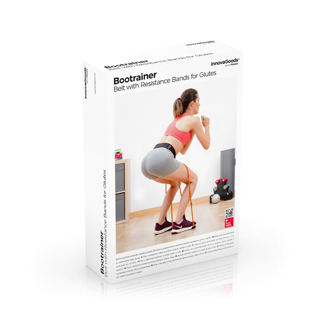 Weerstandsbanden voor Bilspieren met Oefeningengids Bootrainer InnovaGoods