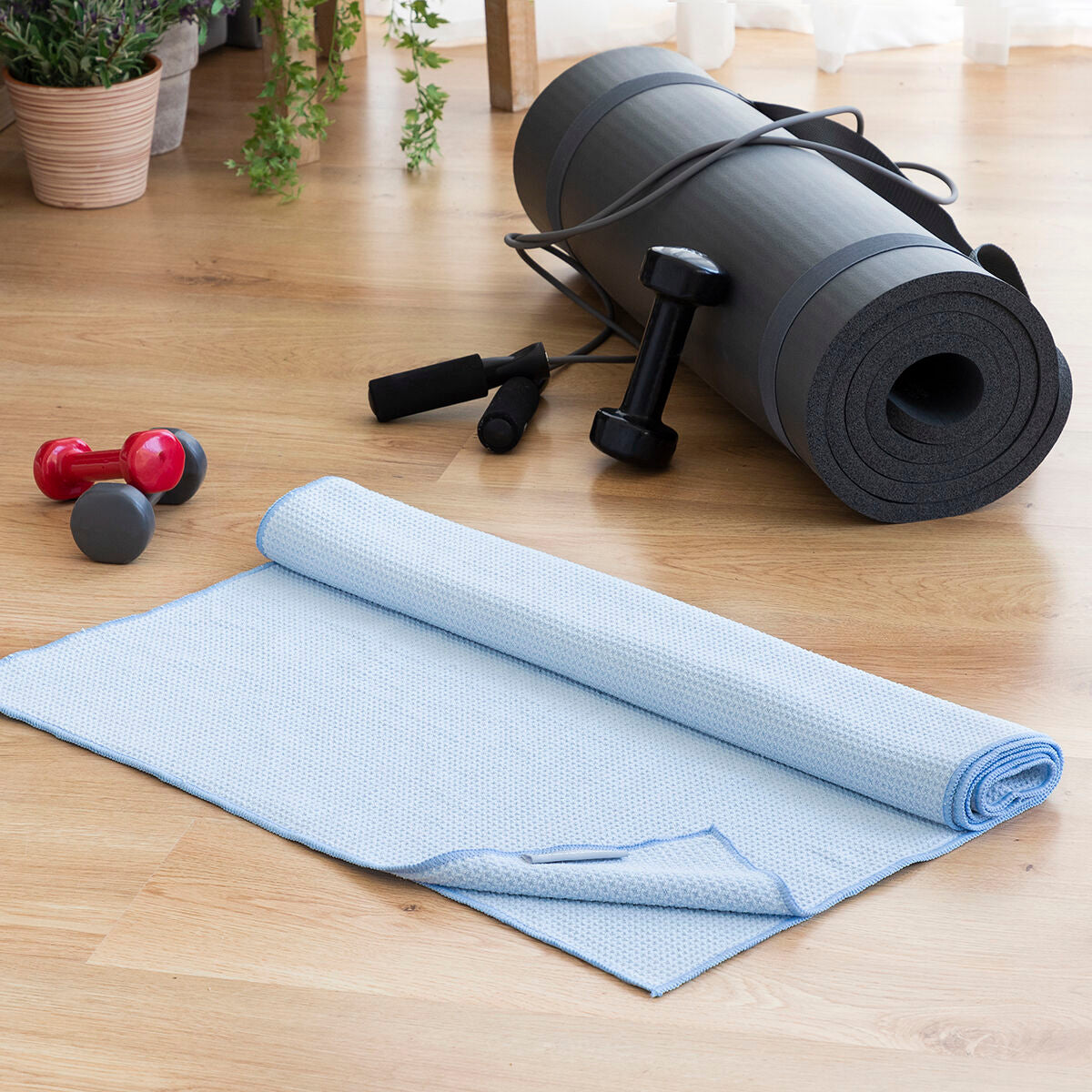 Anti-slip, sneldrogende fitnesshanddoek Fitow InnovaGoods
