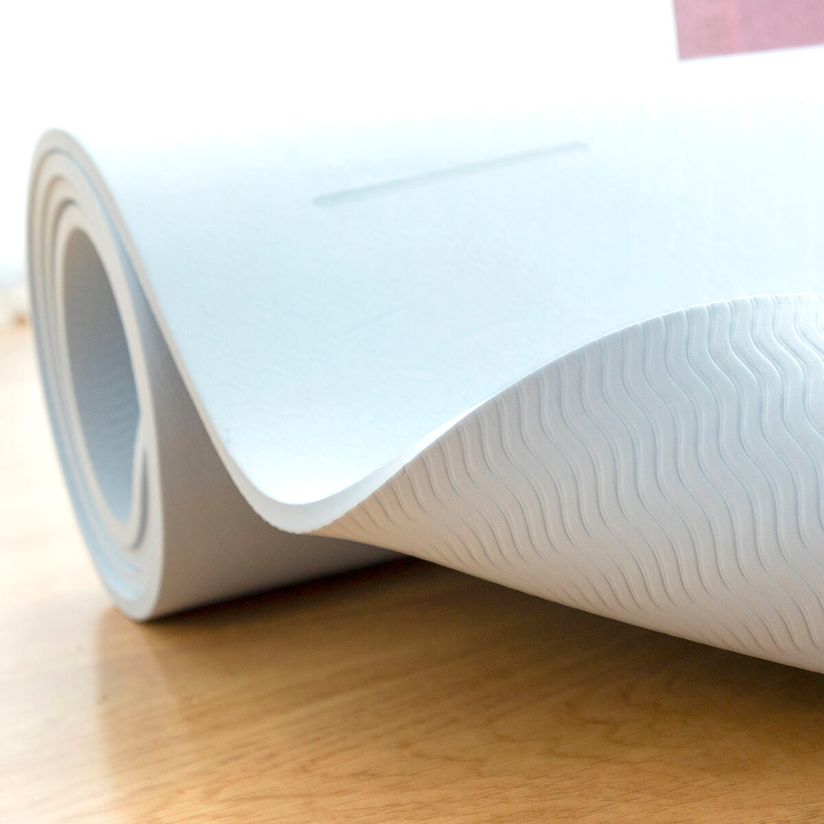 Anti-slip Fitnessmat met Positielijnen en Oefengids Asamat InnovaGoods
