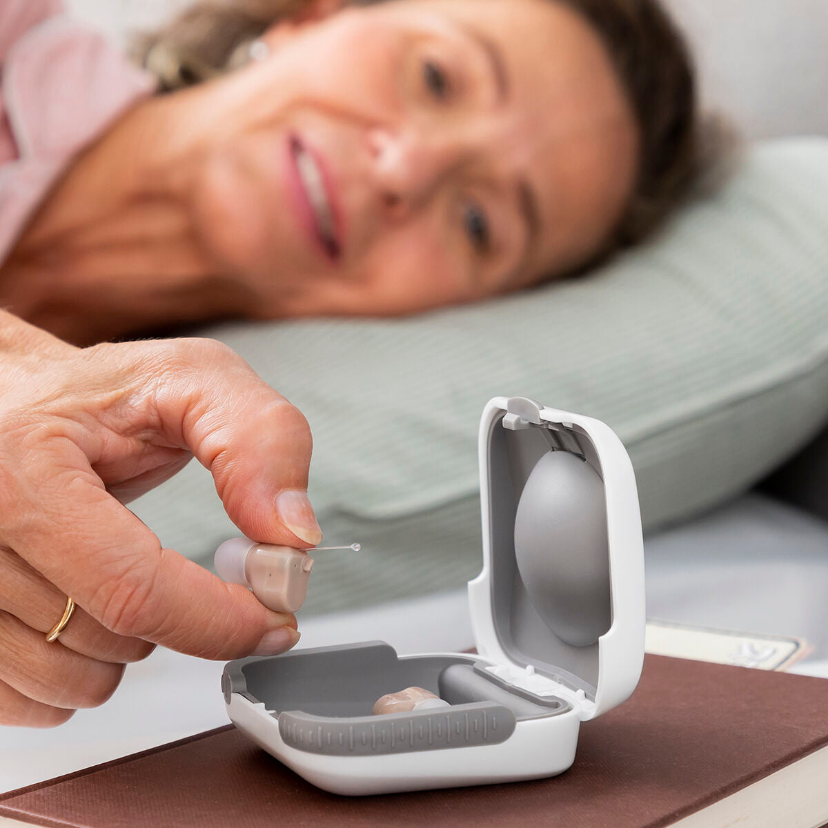 In-het-oor geluidsversterker met toebehoren Hearzy InnovaGoods 2 Stuks